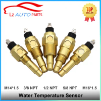 M14*1.5 3/8 17mm 1/2 21mm 5/8 16mm NPT M16*1.5 Engine Water Temperature Sensor for VDO 98 ± 3 ℃ Alarm Universal Generator Part