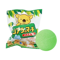 【日本正版】小熊餅乾 沐浴球 肥皂香芬 泡澡劑 入浴球 樂天小熊餅 樂天熊仔餅 款式隨機 - 046625