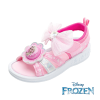 【Disney 迪士尼】正版童鞋 冰雪奇緣 輕量電燈涼鞋/絆帶設計 舒適 抗菌 防臭粉(FOKT41553)
