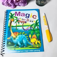 MAGIC WATER BOOK BUKU GAMBAR AJAIB BUKU GAMBAR MEWARNAI BUKU GAMBAR ANAK PEN AJAIB WATER DRAWING DIN