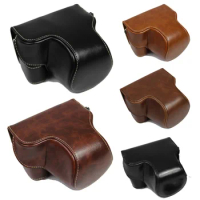 PU Leather A7C Camera Case Case Protective Cover For Sony A7C Alpha 7C ILCE-7C Camera Bag Shoulder Strap
