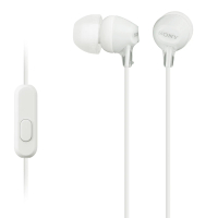 【SONY】入耳式立體聲耳機 MDR-EX15AP#白-白