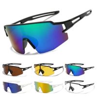 Sports Glasses Cycling Sunglasses Bike Motorcycle Sunglasses UV Protection Windproof Colorful Glasses Hiking Running Eyewear