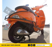遠的要命偉士王國 Vespa PIAGGIO LX/LXV/S/LT 原廠 燻黑 後側保桿 S 造型