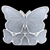 Butterfly Silicone Resin Molds Wall Hanging Sweet Silicone Mold Silicone Resin Tray Mold Epoxy Resin Molds Making Keychain