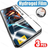 3PCS For Poco F5 X5 Pro Hydrogel Film On Poco M5 X5 Pro 5G Screen Protector For Poco M5 M5s F5 X5 Pro 5G Phone Protective Film