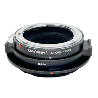 K&amp;F Concept Lens Adapter Nikon G NG to Fuji GFX For Fuji GFX Medium Format Camera 50R 50S 50SII 100 100S