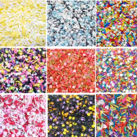 150g New Slime Strawberry Charms Polymer Clay Fruit Lemon Slice Topping Supplies Cute DIY Sprinkles Filler For Cloud Clear Slime