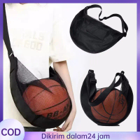 Tas Bola Sepak Tali Bahu Yang Dapat Disesuaikan Basketball Bag Tahan Goresan Tas Bola Basket Mudah D