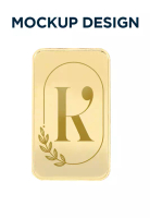 CEBUANA LHUILLIER JEWELRY Cebuana Lhuillier 18K Gold Bar - Customized Letters/Initials (K)