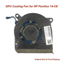 Laptop CPU Fan CPU GPU สำหรับแล็ปท็อป HP Pavilion 14-Ce Tpn-Q207 L19159-001 L26367 L26368-001 Ns85b0