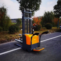 Ce Approve Electric Pallet Stacker Truck Semi Electric Pallet Stacker 1ton 1.5ton 2ton