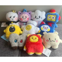 11-33CM KPOP TREASURE Cartoon MINI Toy Keychain TRUZ Plush Doll Keyring Haruto DoYoung ASAHI JaeHyuk Fans Gift Bag Pendant