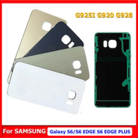Protective Replacement Shell For SAMSUNG Galaxy S6 S6 Edge G920 G925f With Glue S6 Edge Plus G928g Case Glass Battery Back Cover