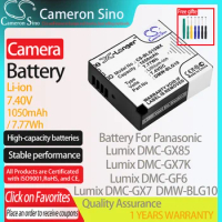 CameronSino Battery for Panasonic Lumix DMC-GX85 Lumix DMC-GX7K Lumix DMC-GF6 Lumix DMC-GX7 fits Leica BP-DC15 camera battery