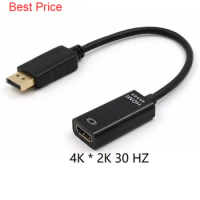 20Pcs Minidp To H-DMI Adapter 4k Laptop Host Connected To Tv Monitor Graphics Card Converter Hd