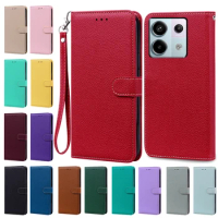 For Xiaomi Poco X6 Pro Case Fashion Magnetic Leather Phone Case For Xiaomi Poco X6 PocoX6 Pro X6Pro 