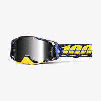 ARMEGA GOGGLE 100%  FURY (MIRROR SILVER)