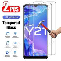 2PCS For Vivo V23e 4G 5G X60 X60t X70 X70t Y10 Y12A Y12s 2021 Y21 Y21s Y31 Y32 Y33s Y3s Screen Protection Tempered Glass Film
