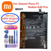 2024 Years 100% Original BM4Y Battery For Xiaomi Redmi K40 Pro K40Pro Poco F3 Bateria 4520mAh Battery Batteries Fast Shipping