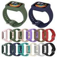 For Redmi Watch 2 Lite Strap Protective Case + Silicone Strap For Mi Watch Lite Strap Rubber Band Cover Bracelet