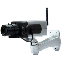 Imitation Thief Wireless Dummy Camera LED Surveillance Motion Detection Security CCTV Fake Cam Body Free Shipping