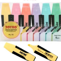 Stabilo Joyko HL-70 Pastel 1 set 6 warna