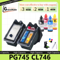 PG745 CL746 Replacement Ink Cartridge for Canon Pixma MG2470 MG2570 MG2570S MG2970 MG3070 MG3077 TR4570 Printer pg745 cl746