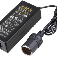 12V6A 72W Power convert AC 110V-240V input TO DC 12V 6A output adapter car power supply cigarette li