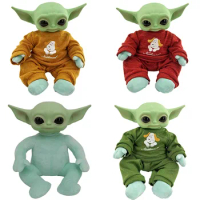 25cm Pvc Yoda Figure Grogu Plush Action Figure Toys Yoda Baby Star Wars The Mandalorian Anime Dolls Gifts Children Toys