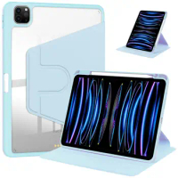 360 Degree Rotation Case For OPPO Pad 11 inch Pad 2 11.61 inch Pad Air 10.36 inch 2022 Acrylic Shockproof Smart Stand Cover Fun