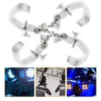 4 Pcs Lamp Hook Beam Light Clamp Sturdy Aluminum Metal Clips Heavy Duty Clamps Stage Lights