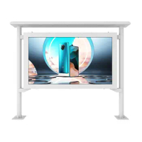 86 98 inch Advertising Screen Ecran LCD IP65 Waterproof Outdoor Display Advertising Wall LCD Advertise Video Play