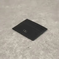 Dompet CHRISTIAN DIOR CD ICON BLACK CARD HOLDER 100% ORIGINAL 10X8CM