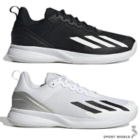 Adidas 男鞋 網球鞋 避震 Courtflash Speed 黑/白 IG9537/IG9538
