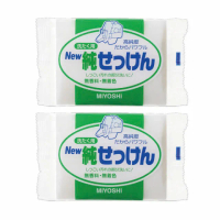 【MIYOSHI】日本 強力去污洗衣皂-無香190g(2入組)