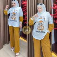 Uni Ara - Setcel ( BERUANG KUNING ) Setcel Premium || Setcel Wanita Kekinian