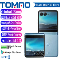Global Rom Motorola Moto Razr 40 Ultra 5G Smartphone 32MP Front Camera Snapdragon 8+ Gen 1 Octa Core 6.9" 165Hz 3800mAh 30W