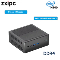 ZXIPC Mini PC Intel N100 16G 512G Pocket PC 8GB 256GB Windows 11 WIFI5 DDR4 NVme SSD Desktop Mini Computer PC Gamer 미니pc