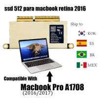 Macbook Disco SSD 1tb Para Laptop Compatible With A1708 Model (Late 2016-Mid 2017 Yr) (EMC 2978/3164) 512g 2t 256gb Portable SSD