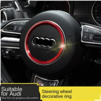 Steering Wheel Cover Ring Car Sticker For Audi S Line A3 A4 B8 B6 A6 A7 A8 C6 Q3 Q5 Q7 A5 C7 TT Decoration Styling