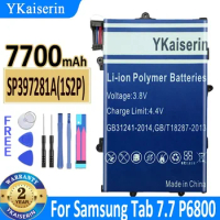 7700mah YKaiserin Battery SP397281A (1S2P) For Samsung GALAXY Tab 7.7 GT P6800 P6810 Bateria