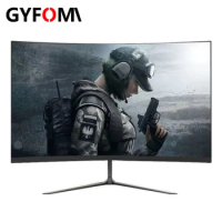 GYFOMA 22 inch Curved Monitor Gamer 75hz LCD Monitor PC 1080p HD Gaming monitor Desktop HDMI compatible Monitor Computer display