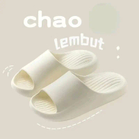sandal karet unisex sandal rumah empuk Flat Karet
