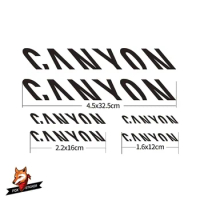 Frame Stickers PVC Bicycle sticker for Canyon Road Bike Mountain MTB Race Cycling Decals CANYOU