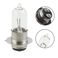 หลอดฮาโลเจน 12V สว่างมาก H6 T19 P15D หลอดไฟหน้ารถจักรยานยนต์
