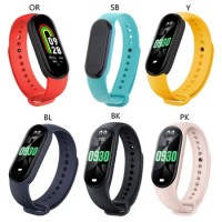 Bluetooth-compatible Bracelet Heart Rate Sleep Oximeter Step Monitoring