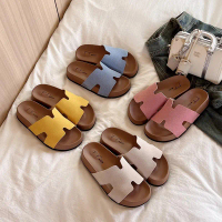 French Birkenstock Thick-Soled One-Strap Slippers for Women, Summer 2025 New Fairy Style Fashion Ver