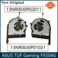 LSC New Original For ASUS TUF Gaming FX504 FX504G FX504GE FX504GD FX504GM Laptop CPU GPU Fans Cooling 13NR00J0P02011