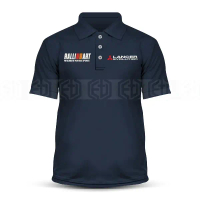 Áo Thun Polo Microfiber, Dáng Khô, Mitsubishi Ralliart, Áo Thun Thường Ngày Áo Thể Thao Đua Xe, Unis